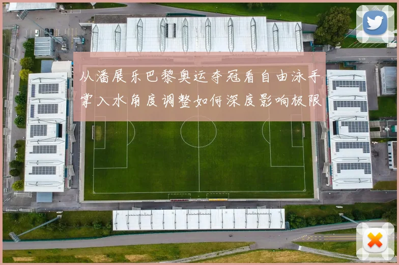 从潘展乐巴黎奥运夺冠看自由泳手掌入水角度调整如何深度影响极限速度