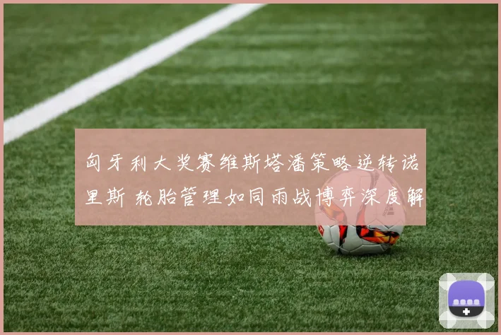 匈牙利大奖赛维斯塔潘策略逆转诺里斯 轮胎管理如同雨战博弈深度解读